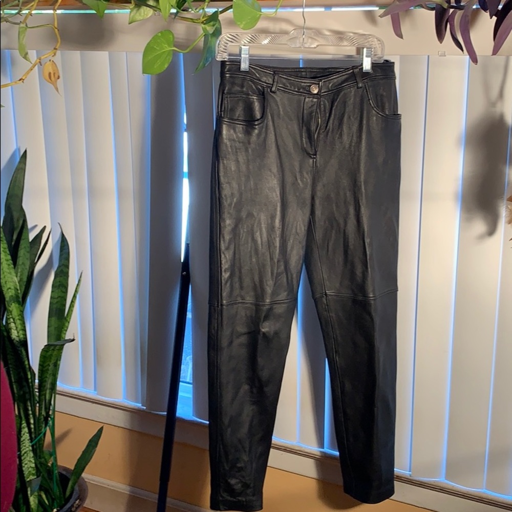 Leather pants size 11